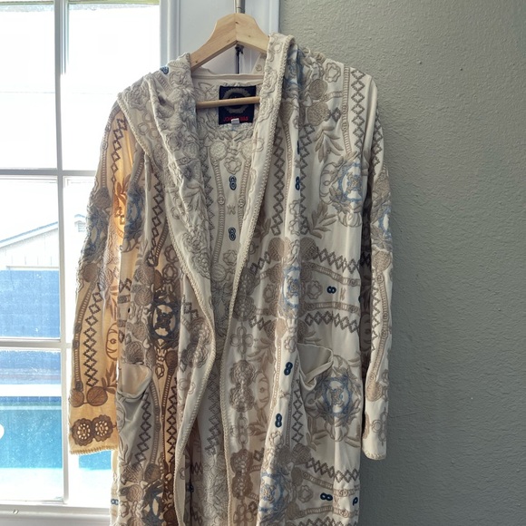 Johnny Was Lypven Hooded Duster - Picture 1 of 9